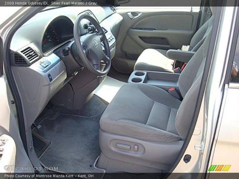 Silver Pearl Metallic / Gray 2009 Honda Odyssey EX