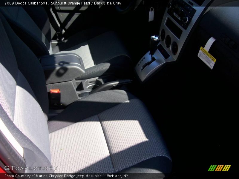 Sunburst Orange Pearl / Dark Slate Gray 2009 Dodge Caliber SXT