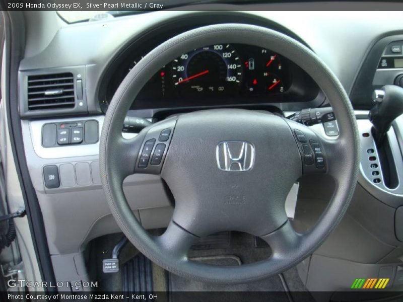 Silver Pearl Metallic / Gray 2009 Honda Odyssey EX
