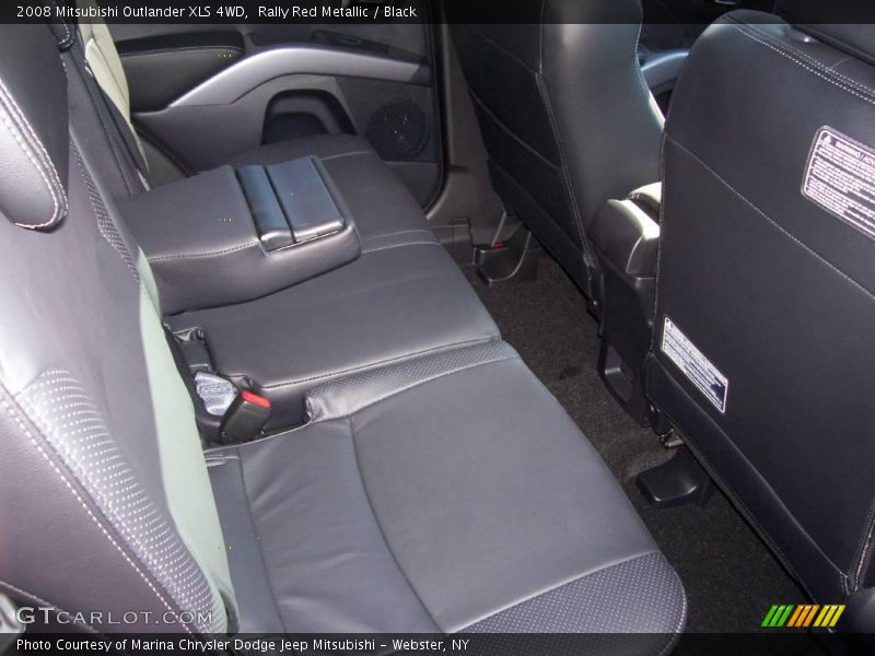 Rally Red Metallic / Black 2008 Mitsubishi Outlander XLS 4WD
