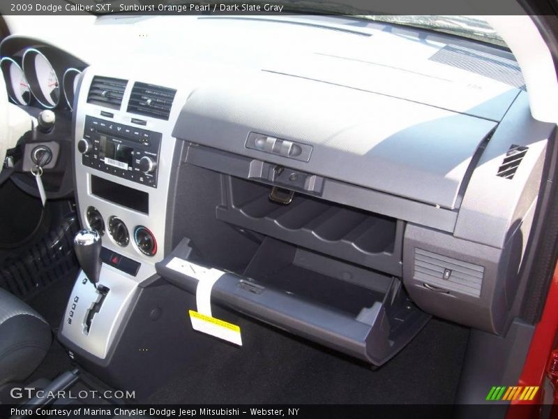 Sunburst Orange Pearl / Dark Slate Gray 2009 Dodge Caliber SXT