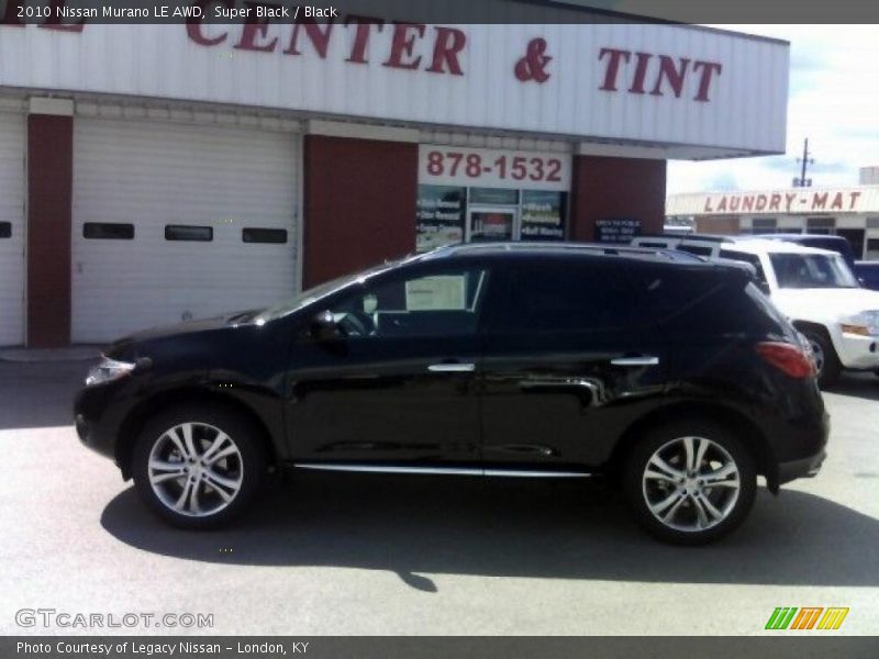 Super Black / Black 2010 Nissan Murano LE AWD