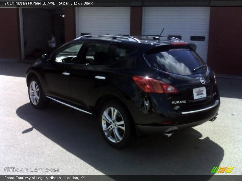 Super Black / Black 2010 Nissan Murano LE AWD