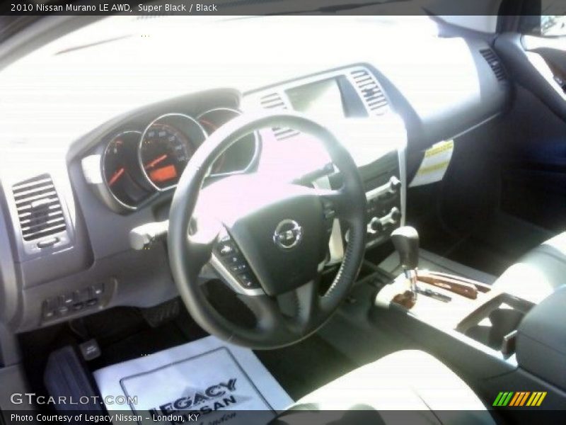 Super Black / Black 2010 Nissan Murano LE AWD