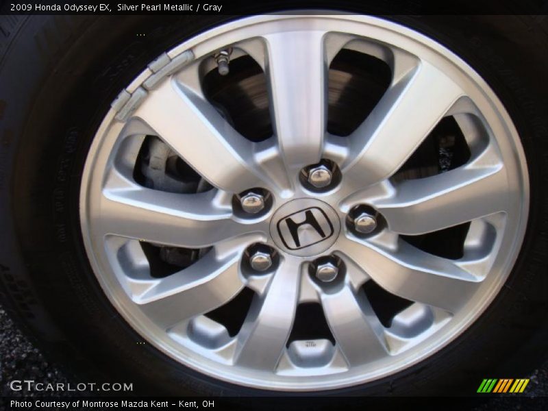Silver Pearl Metallic / Gray 2009 Honda Odyssey EX