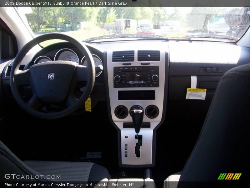 Sunburst Orange Pearl / Dark Slate Gray 2009 Dodge Caliber SXT