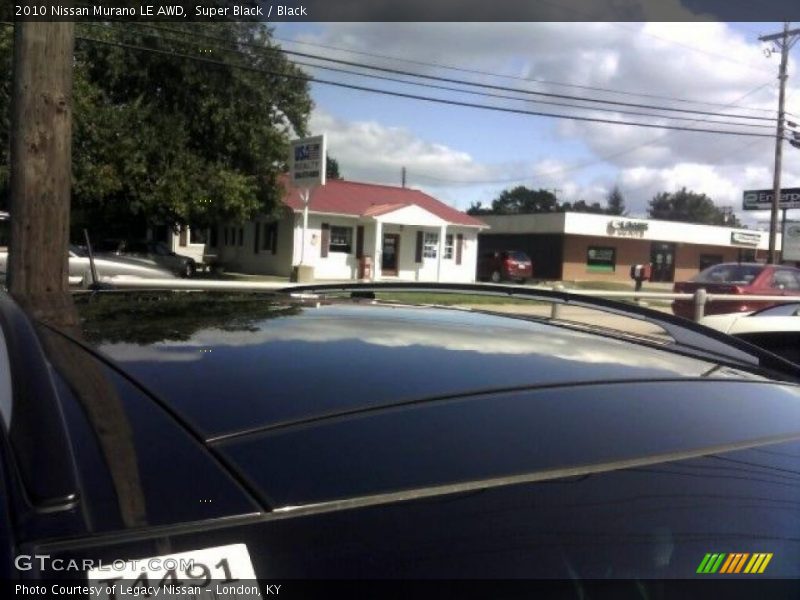 Super Black / Black 2010 Nissan Murano LE AWD