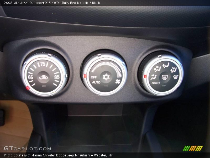 Rally Red Metallic / Black 2008 Mitsubishi Outlander XLS 4WD