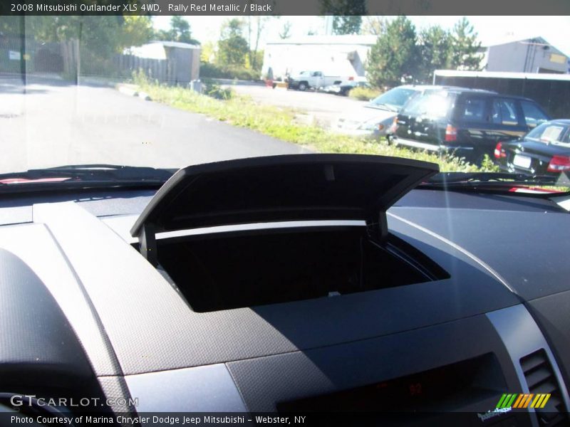 Rally Red Metallic / Black 2008 Mitsubishi Outlander XLS 4WD