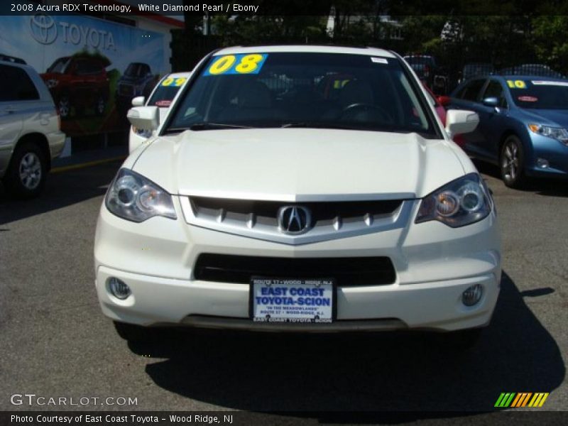 White Diamond Pearl / Ebony 2008 Acura RDX Technology