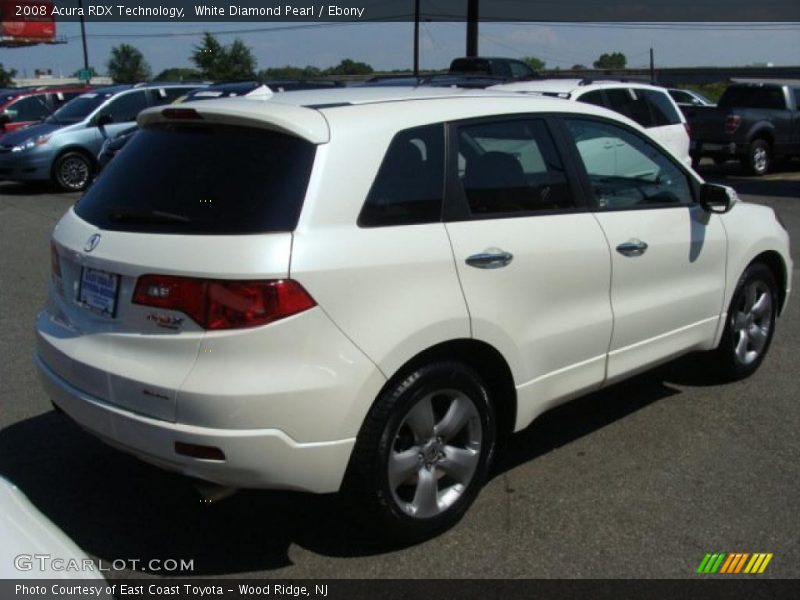 White Diamond Pearl / Ebony 2008 Acura RDX Technology