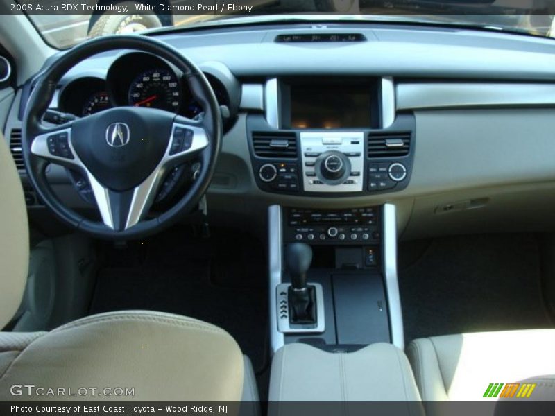 White Diamond Pearl / Ebony 2008 Acura RDX Technology