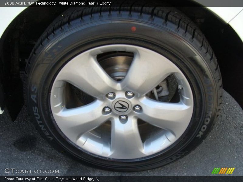 White Diamond Pearl / Ebony 2008 Acura RDX Technology