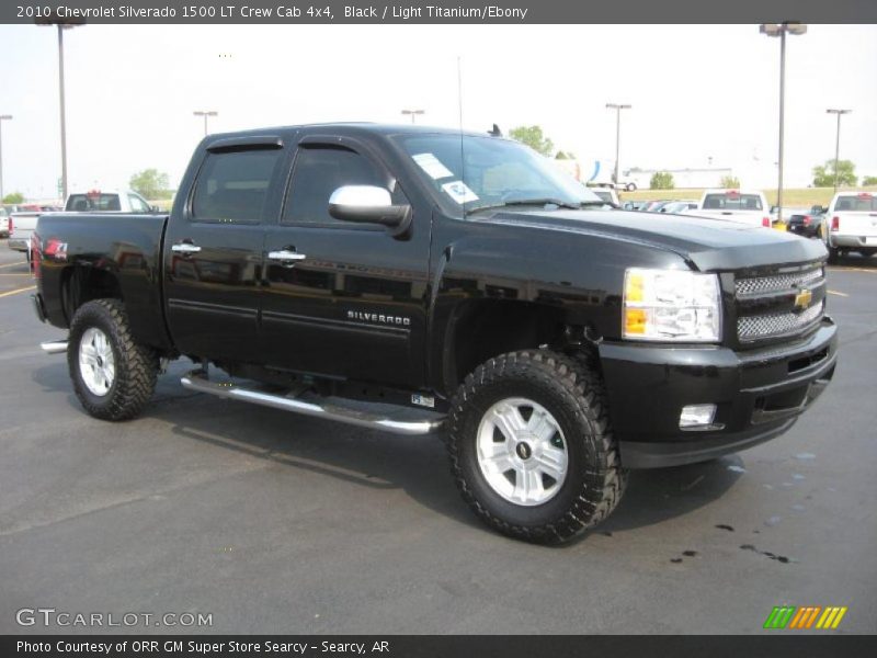 Black / Light Titanium/Ebony 2010 Chevrolet Silverado 1500 LT Crew Cab 4x4