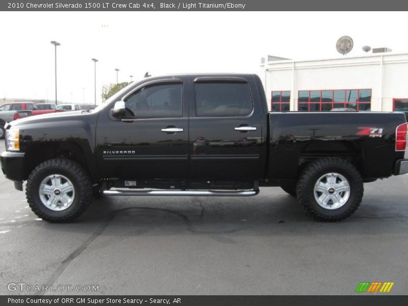 Black / Light Titanium/Ebony 2010 Chevrolet Silverado 1500 LT Crew Cab 4x4