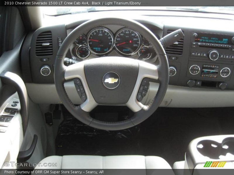 Black / Light Titanium/Ebony 2010 Chevrolet Silverado 1500 LT Crew Cab 4x4