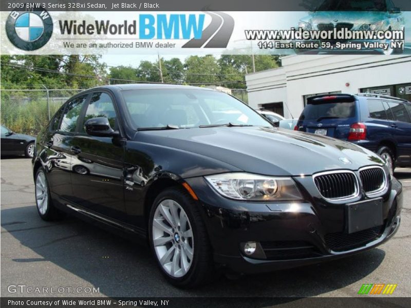 Jet Black / Black 2009 BMW 3 Series 328xi Sedan