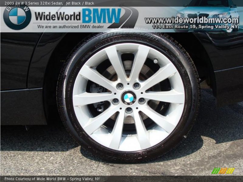 Jet Black / Black 2009 BMW 3 Series 328xi Sedan