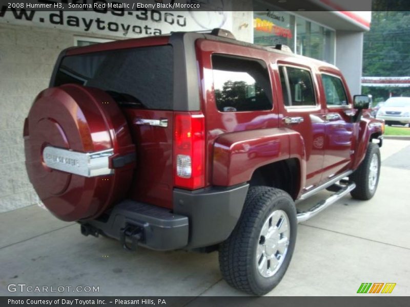 Sonoma Red Metallic / Ebony Black/Morocco 2008 Hummer H3