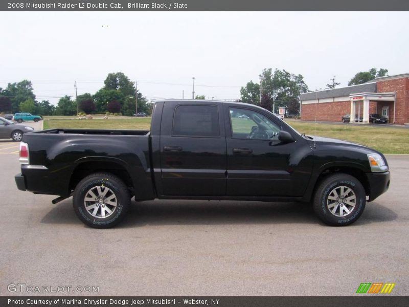 Brilliant Black / Slate 2008 Mitsubishi Raider LS Double Cab