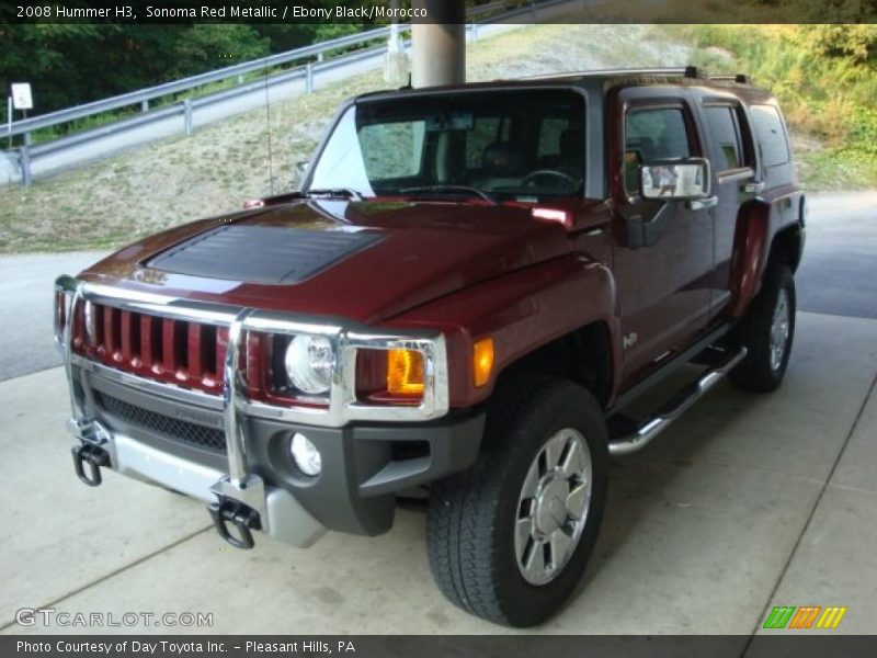 Sonoma Red Metallic / Ebony Black/Morocco 2008 Hummer H3