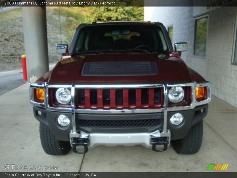 Sonoma Red Metallic / Ebony Black/Morocco 2008 Hummer H3