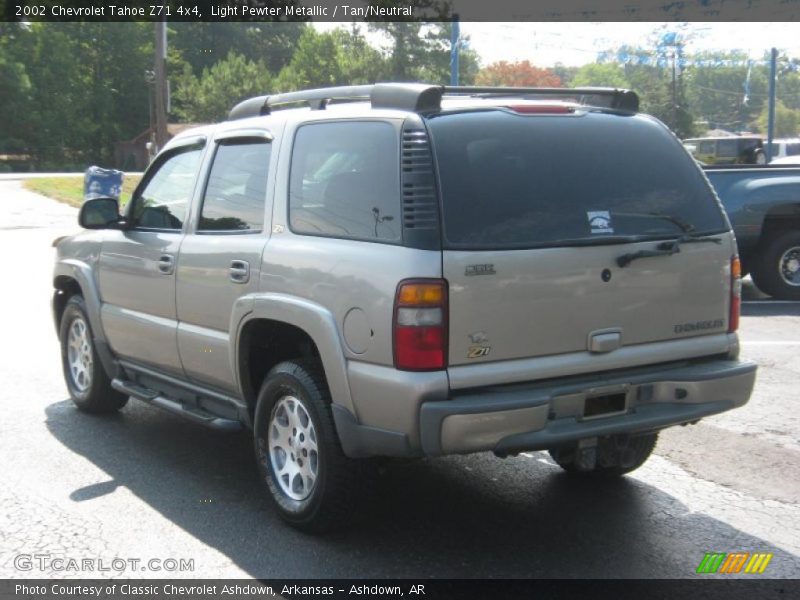 Light Pewter Metallic / Tan/Neutral 2002 Chevrolet Tahoe Z71 4x4
