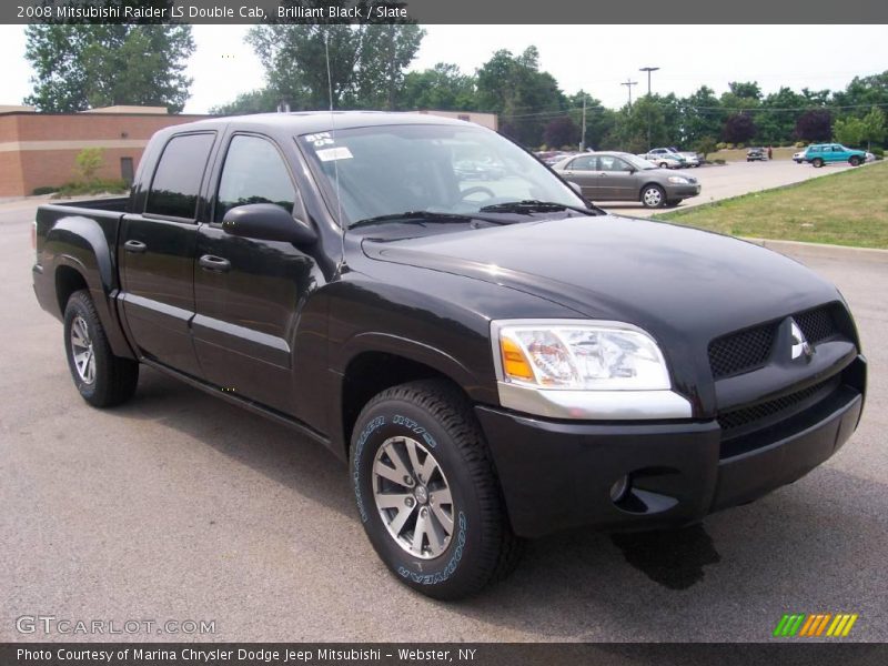 Brilliant Black / Slate 2008 Mitsubishi Raider LS Double Cab