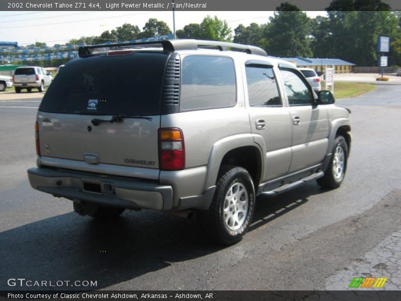 Light Pewter Metallic / Tan/Neutral 2002 Chevrolet Tahoe Z71 4x4