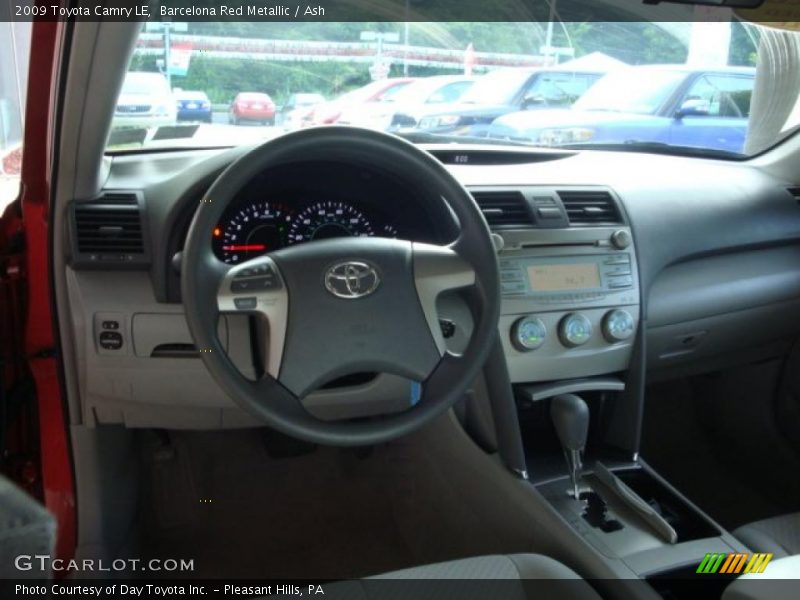 Barcelona Red Metallic / Ash 2009 Toyota Camry LE