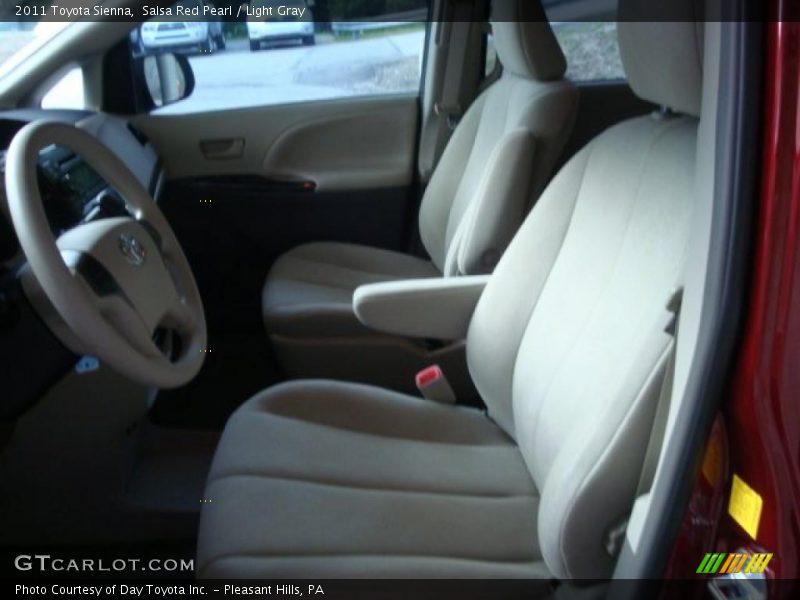 Salsa Red Pearl / Light Gray 2011 Toyota Sienna