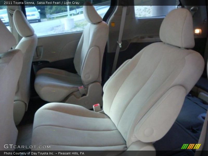 Salsa Red Pearl / Light Gray 2011 Toyota Sienna