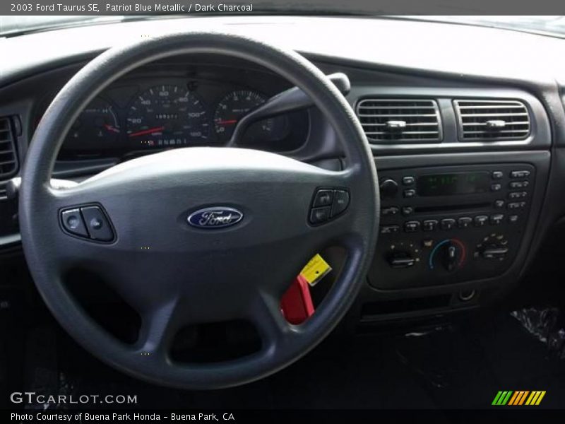 Patriot Blue Metallic / Dark Charcoal 2003 Ford Taurus SE