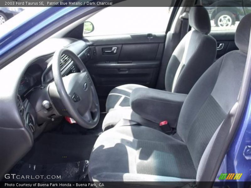 Patriot Blue Metallic / Dark Charcoal 2003 Ford Taurus SE