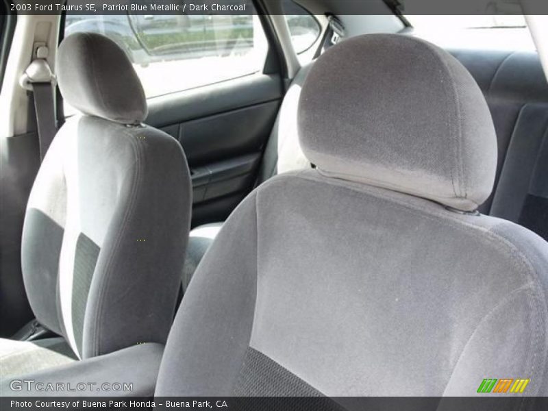 Patriot Blue Metallic / Dark Charcoal 2003 Ford Taurus SE