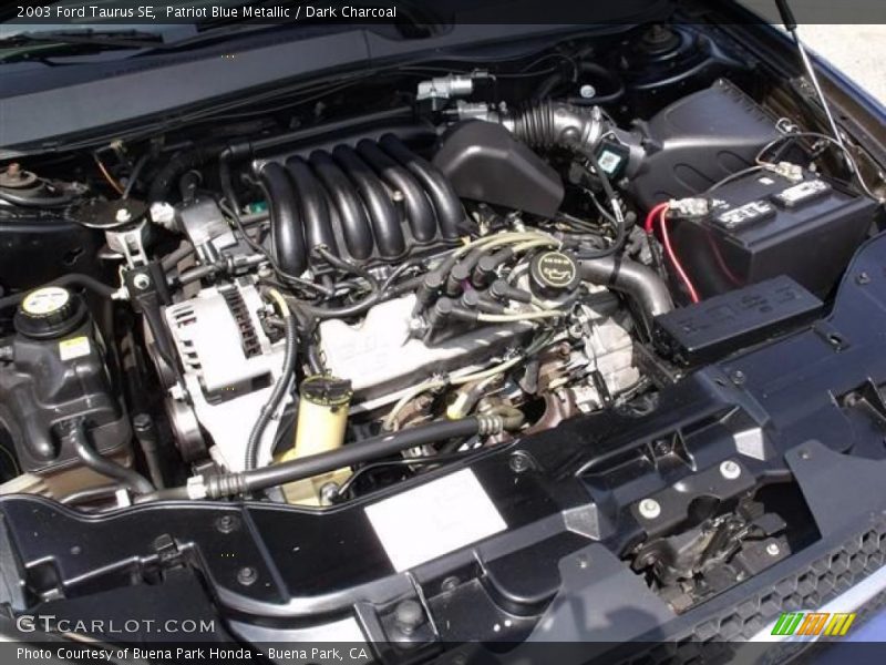Patriot Blue Metallic / Dark Charcoal 2003 Ford Taurus SE
