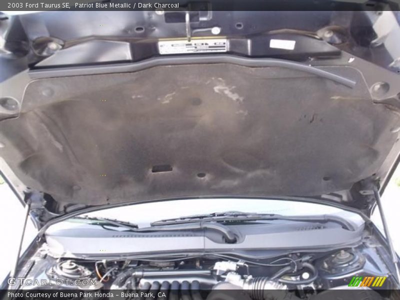 Patriot Blue Metallic / Dark Charcoal 2003 Ford Taurus SE