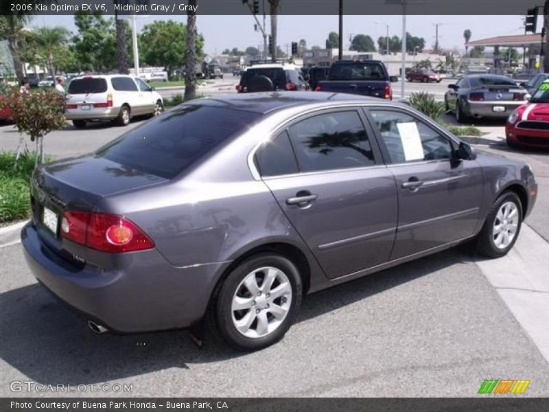 Midnight Gray / Gray 2006 Kia Optima EX V6