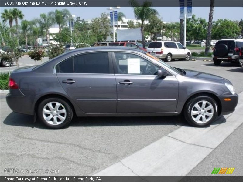 Midnight Gray / Gray 2006 Kia Optima EX V6