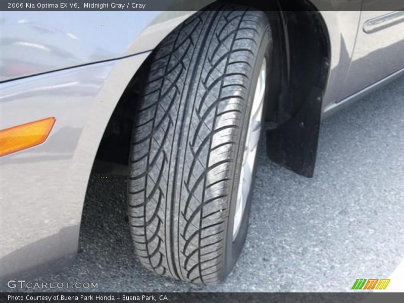 Midnight Gray / Gray 2006 Kia Optima EX V6