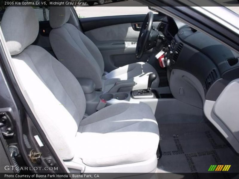Midnight Gray / Gray 2006 Kia Optima EX V6