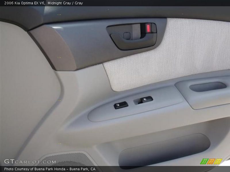 Midnight Gray / Gray 2006 Kia Optima EX V6