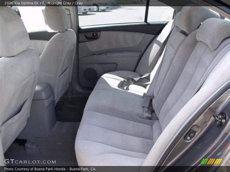 Midnight Gray / Gray 2006 Kia Optima EX V6