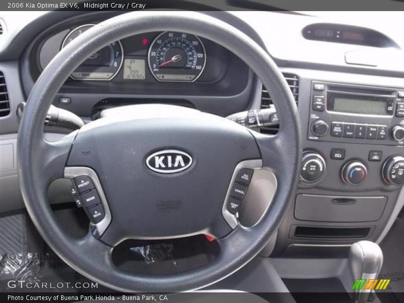 Midnight Gray / Gray 2006 Kia Optima EX V6