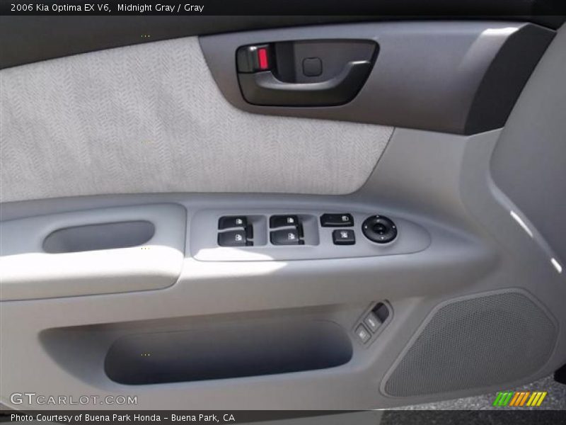 Midnight Gray / Gray 2006 Kia Optima EX V6