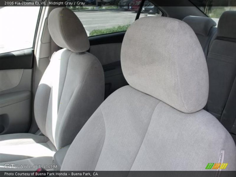 Midnight Gray / Gray 2006 Kia Optima EX V6