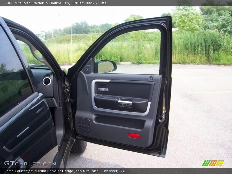 Brilliant Black / Slate 2008 Mitsubishi Raider LS Double Cab