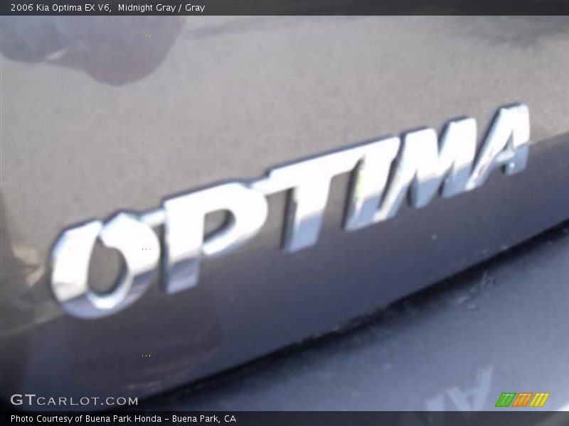 Midnight Gray / Gray 2006 Kia Optima EX V6