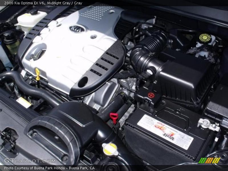 Midnight Gray / Gray 2006 Kia Optima EX V6