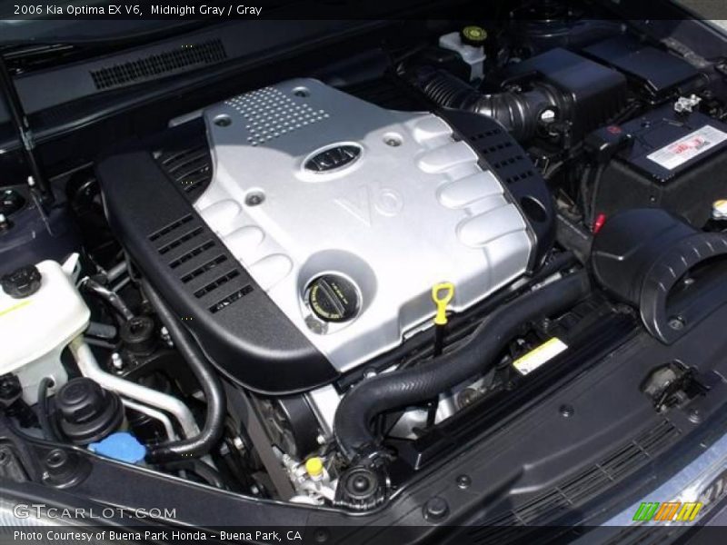 Midnight Gray / Gray 2006 Kia Optima EX V6